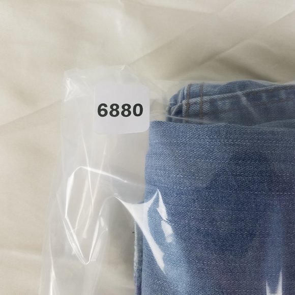 CP Jeans Juniors 5 Mid Rise Womens Two Tone Skinny Leg Light Wash Blue Denim - Picture 13 of 13